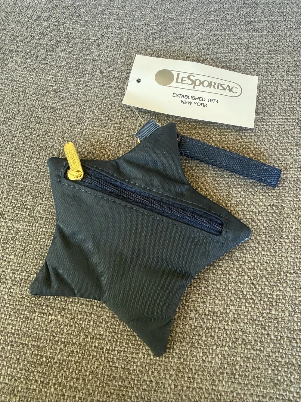 LeSportsac Indigo Star Charm New